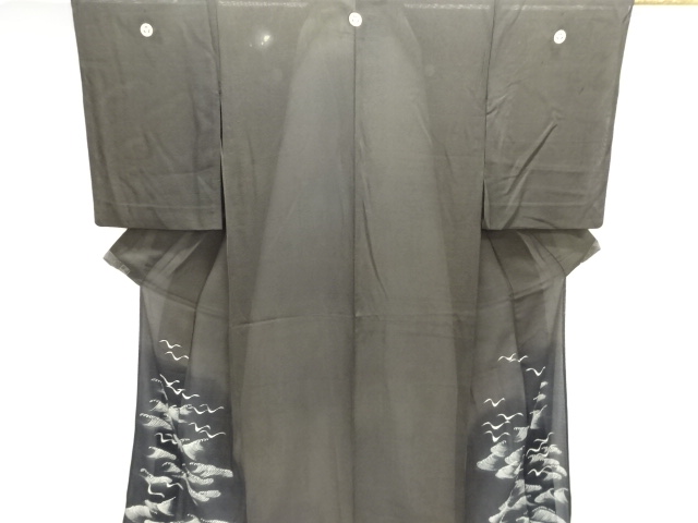 Japanese Kimono / Chirimen Kinsha Silk